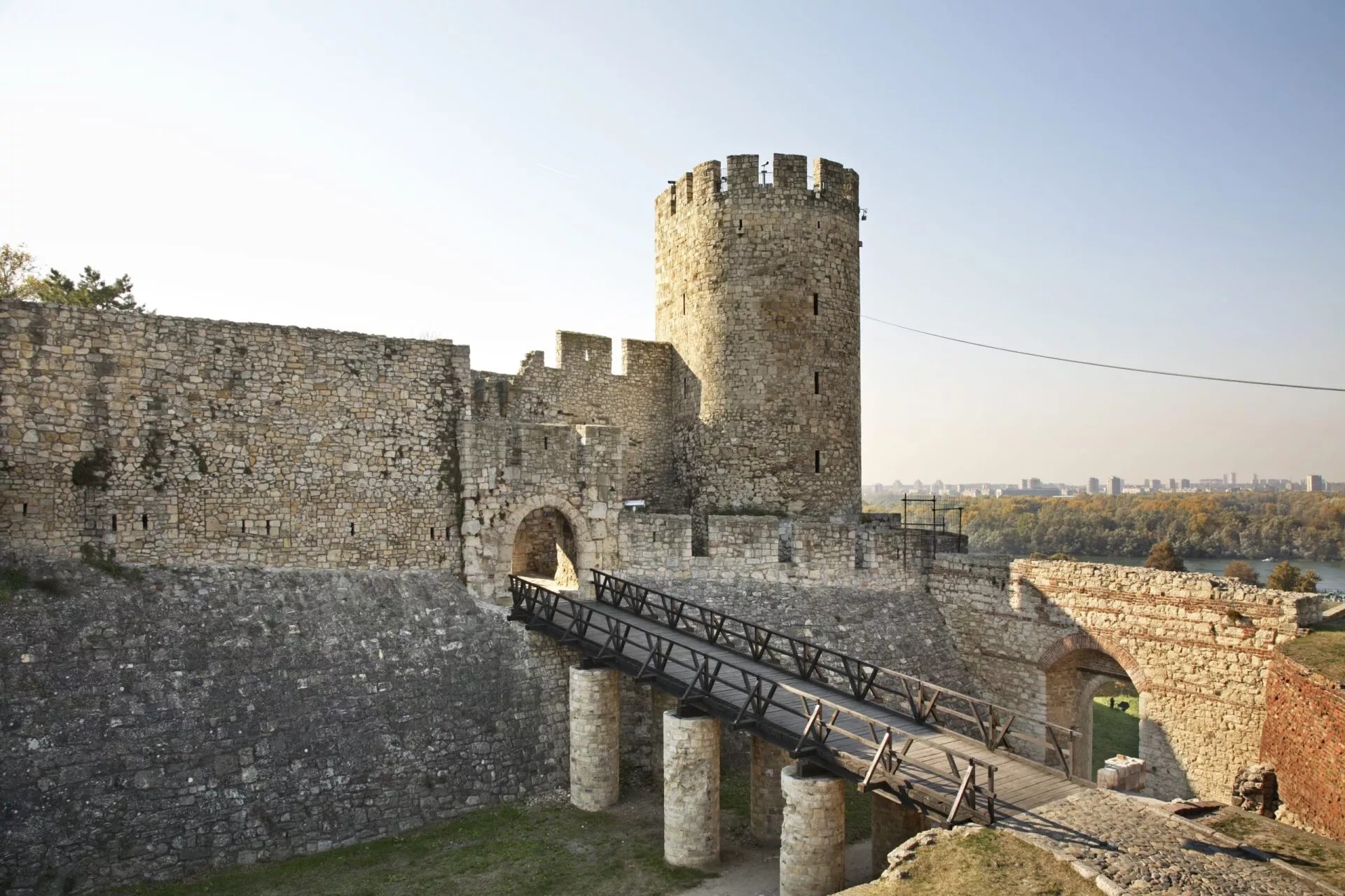 Despot Gate in Kalemegdan fortress. Belgrade. Serbia