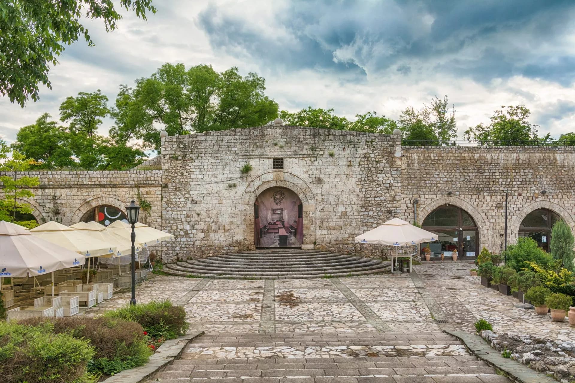 Nis, Serbia Maz 17, 2017: Nis Fortress is a fortress in the city of Niš, Serbia. It is a complex and important cultural and historical monument.