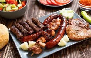 Balkan meat platter