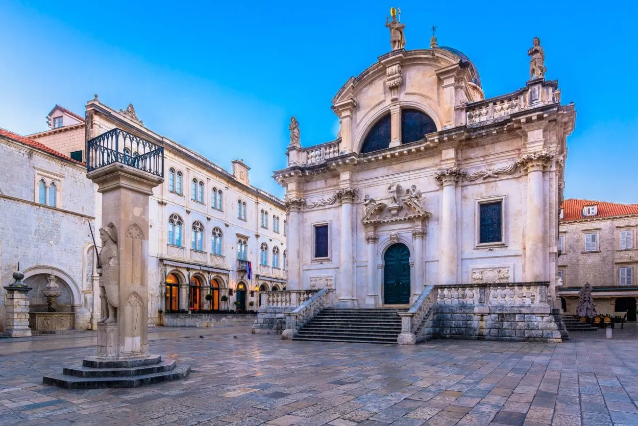 Piazza vecchia a Dubrovnik