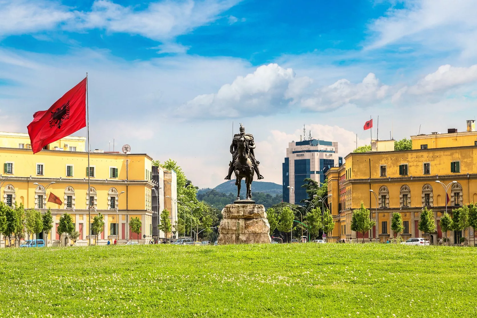 Tirana-Skandeberg-Denkmal