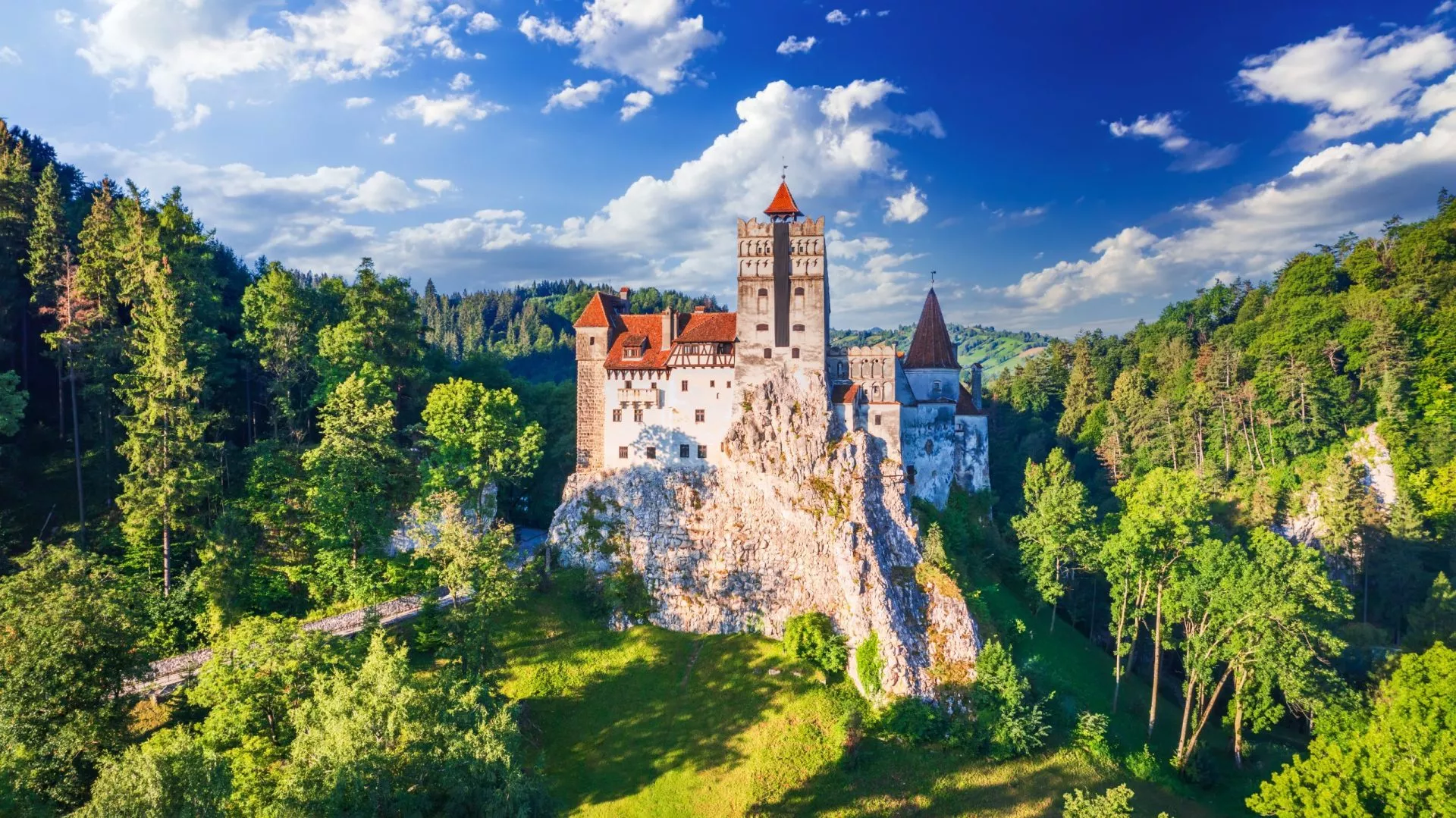Bran Castle, Transsylvanien - Rumäniens mest kända resmål.
