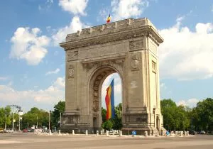 Triumphbogen in Bukarest, Rumänien